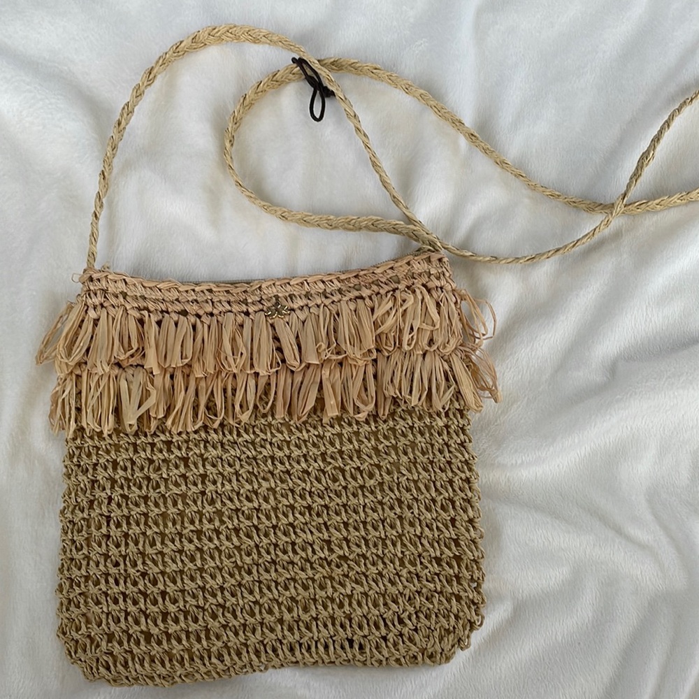 Cappelli straw crossbody